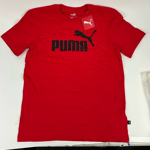 Puma Men's Bold Red Tee Size Medium NWT - Picture 1 of 3